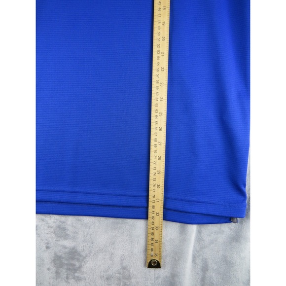 Under Armour XL Tall Blue Polo Shirt Mens Loose Fit Short Sleeve Golf - Picture 5 of 8